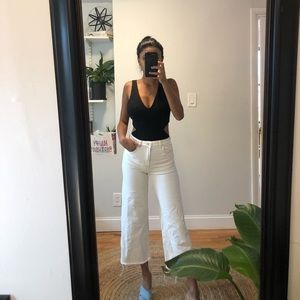 Black versatile bodysuit with cutouts